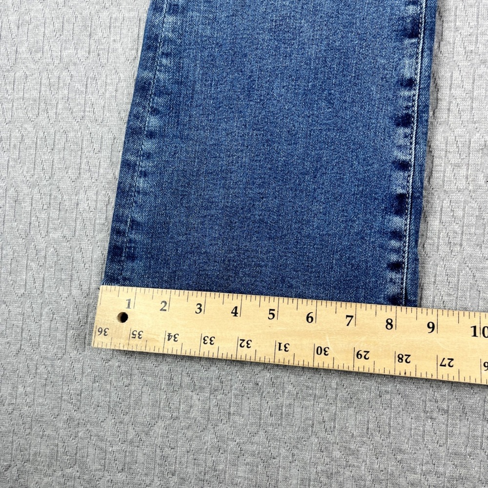 AG Adriano Goldschmied Bootcut Jeans Women 26/25X26 Blue Raw Hem High Rise - Picture 5 of 16